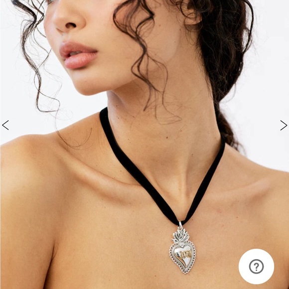 With Jean Earrings and Necklace - Picture 3 of 3